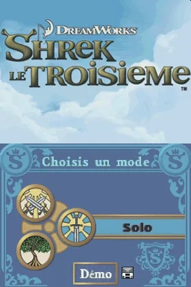 Shrek le Troisieme (France) screen shot title